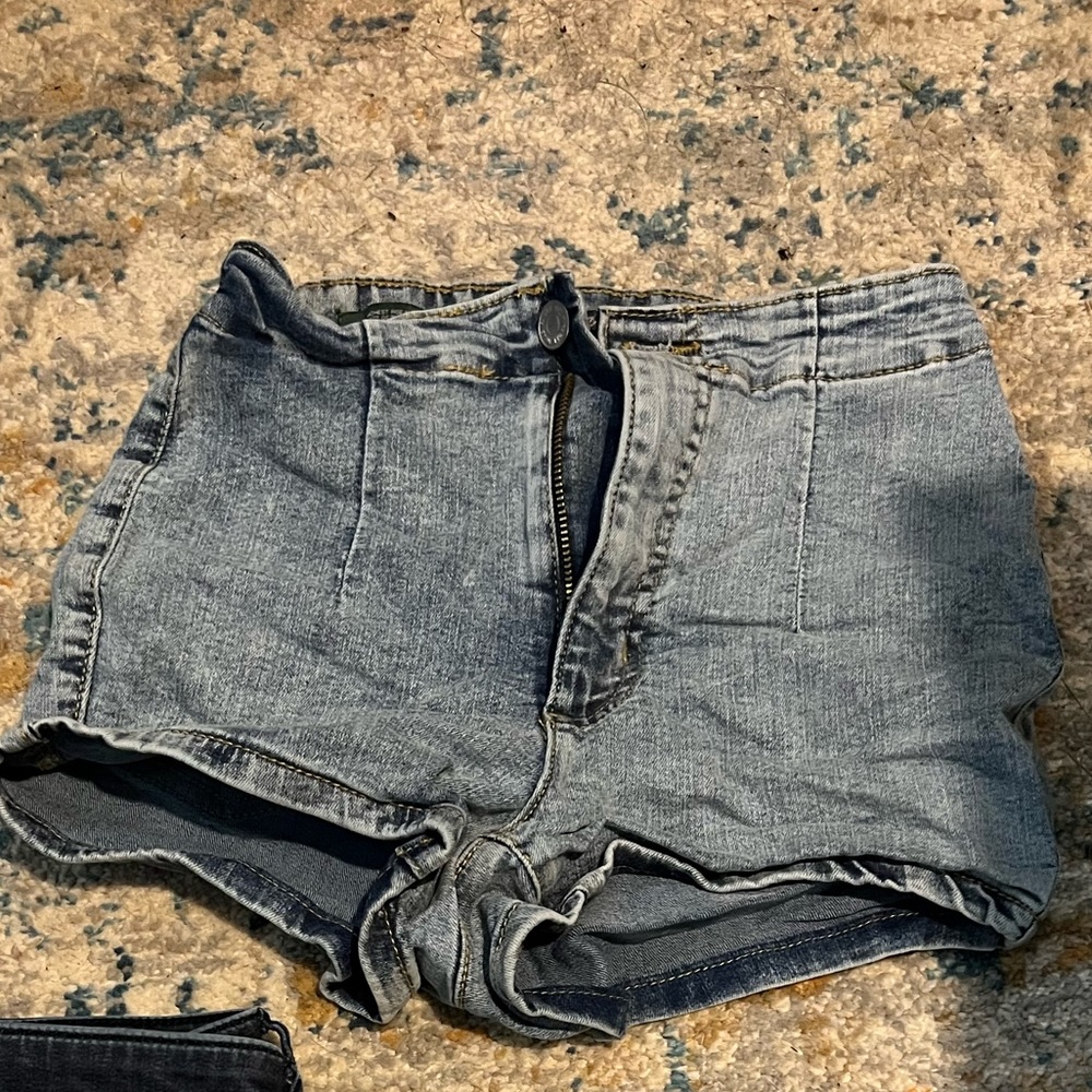Denim shorts